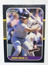 John Kruk 1987 Donruss #328 San Diego Padres MLB Baseball Card - £0.79 GBP