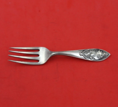 Nursery Rhyme by Unknown Sterling Silver Baby Fork Jack and the Beanstalk w/Pig - £45.74 GBP