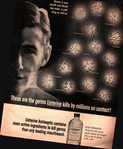 1963 These are Germs Listerine Kills Vintage Print Ad nostalgic c9 - $25.98