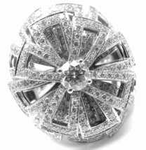 Authenticity Guarantee 
Rare! Authentic Chanel Flower 18k White Gold Diamond ... - $22,050.00