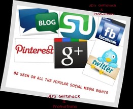 I&#39;ll promote 4 items for 60 days on Social Media Outlets - £27.94 GBP