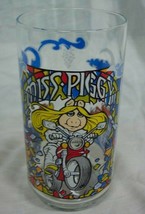 Vintage The Great Muppet Caper Miss Piggy 6&quot; Collector&#39;s Glass Cup 1981 - £15.64 GBP