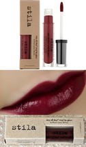 Stila Stay All Day Lip Gloss Merlot Vinyl Dark Red New In Box - $12.00