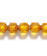 6mm Cathedral Dk Jonquil with Gold, Czech Glass Beads (25) topaz fire po... - €2,15 EUR 6mm Cathedral Dk Jonquil with Gold, Czech Glass Beads (25) topaz fire po... - €2,15 EUR