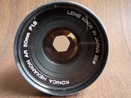 Konica Hexanon Ar 50mm f/1.8 Lens K-AR Bayonet Mount - $39.99