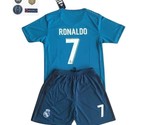 Real Madrid Kids Blue Soccer Jersey 17 / 18 RONALDO RAMOS Youth Jersey U... - £66.95 GBP