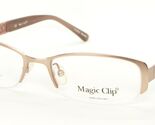 NUOVE Magic Clip M396 CH Champagne OCCHIALI METALLO 53-17-135mm - $56.97