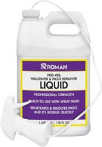 Roman Wallpaper Remover Liquid Spray, Contractor Strength, 1 Gallon, 300... - $689.11 MXN