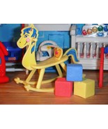 Rocking Horse Nursery Toy Blocks fits Fisher Price Loving Family Dollhou... - £5.48 GBP