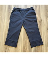 Adidas Climacool Women&#39;s Golf Capri Charcoal Size 2 Stretch Pockets EUC - $275.14 MXN