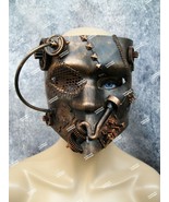 Bronze Steampunk Bauta Costume Face Mask Apocalypse Robot Guy Futuristic... - €16,80 EUR