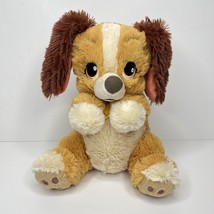 Lady and The Tramp Puppy Dog Plush Disney Stuffed Animal Cocker Spaniel 9&quot; - £10.37 GBP