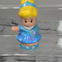 3&quot; Cinderella Blue Dress Little People 2013 Mattel PVC Plastic Figure Pr... - £5.41 GBP