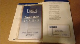 1989 Ford Aerostar owners book  --- Ford original book nice ! - $14.95