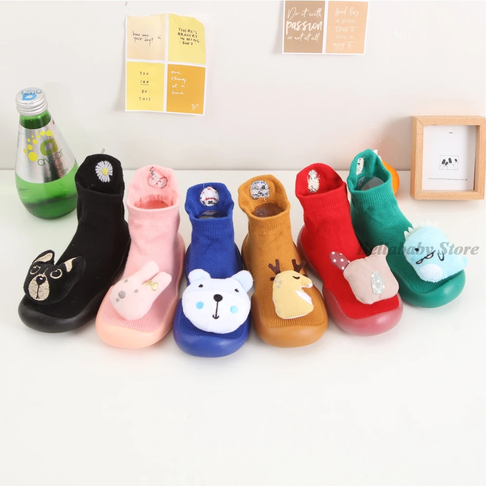 Play Play Anti-slip Shoes Newborn Baby Girl Cotton Non-slip Floor Socks Baby Boy - £23.12 GBP