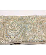 1 Laura Ashley Paisley King Size Pillow Sham Blue Green White Taupe - £12.42 GBP
