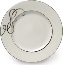 Mikasa Fin China Love Story 10.75-inch Dinner Plate Platinum 5047875 NEW - £19.57 GBP