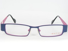 Dutz DZ299 45 Matt Blue /ROSE-VIOLET Eyeglasses Frame Hypo-Allergenic 49-15-135 - £73.52 GBP