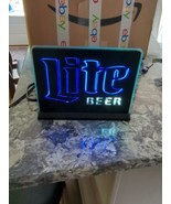 vintage neon Lite Beer lighted beer sign Electriglas man cave decor - €102,69 EUR
