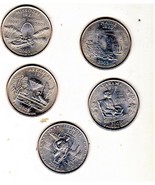 State Quarters U S Coin 2000P Set Of 5 state Quarters, Missouri, Maine, ... - £2.69 GBP