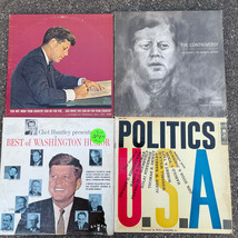 Kennedy &amp; Politics LP Lot of 4 Records. All records VG+ &amp; Sleeves VG - £16.71 GBP