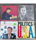 Kennedy &amp; Politics LP Lot of 4 Records. All records VG+ &amp; Sleeves VG - £16.83 GBP