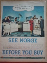 Vintage See Norge Before You Buy Print Magazine Advertisement 1945 - $8.99