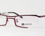 X-OPTIX X-Belgium 1276A Plum UNIQUE RARE EYEGLASSES GLASSES FRAME 50-20-... - $74.33