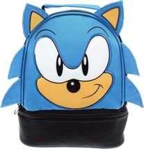 Sonic The Hedgehog Sega Lunch Box Dual-Chamber BPA-Free Insulated Tote Nwt $25 - £12.09 GBP