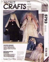 1992 Rabbit Doll Costumes Mc Call&#39;s Pattern 5793-m Uncut - £7.99 GBP