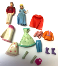 Disney Cinderella &amp; Prince Charming 5&quot; Doll 15 Pc Playset - £4.74 GBP