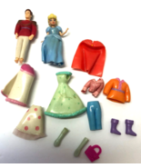 Disney Cinderella &amp; Prince Charming 5&quot; Doll 15 Pc Playset - £4.63 GBP