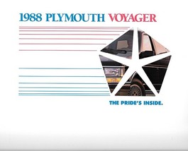 1988 Plymouth VOYAGER sales brochure catalog US 88 GRAND LE SE - $6.00
