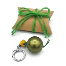Portachiavi artigianale con perline da donna Portachiavi verde fatto a mano... - £15.79 GBP