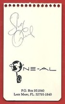 Shaquille  O&#39;neal   Hand  Signed  Autographed   4.75 &quot; X  3 &quot;  Page  Of  His  !! - £39.95 GBP