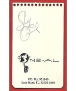 SHAQUILLE  O&#39;NEAL   HAND  SIGNED  AUTOGRAPHED   4.75 &quot; X  3 &quot;  PAGE  OF ... - £40.05 GBP