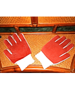  1 PAIR WHITE COMFORT VENTED CLOTH INNER/OUTER  GLOVES 81/1762M SMITTY BY NORTH - £3.18 GBP