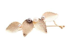 Set of 3 Hair Pins Fashion Gold Style Hair Accessories (Four Leaves Style)