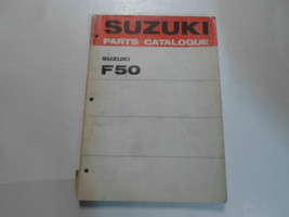 1972 Suzuki F50 Parts Catalog Manual DAMAGED FADED STAINED FACTORY OEM B... - $19.59