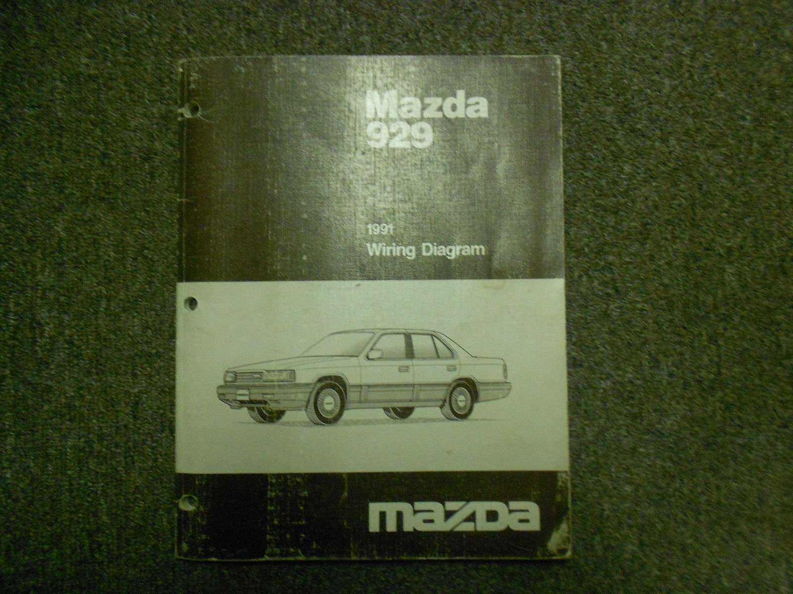 1991 Mazda 929 Electrical Wiring Diagram Service Manual OEM 91 - $9.00