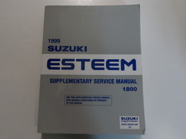 1999 Suzuki Esteem 1800 Supplementary Service Repair Manual FACTORY OEM ... - $79.95