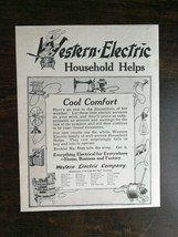 Vintage 1901 Western Electric Company Household Helps Full Page Original Ad - $6.64