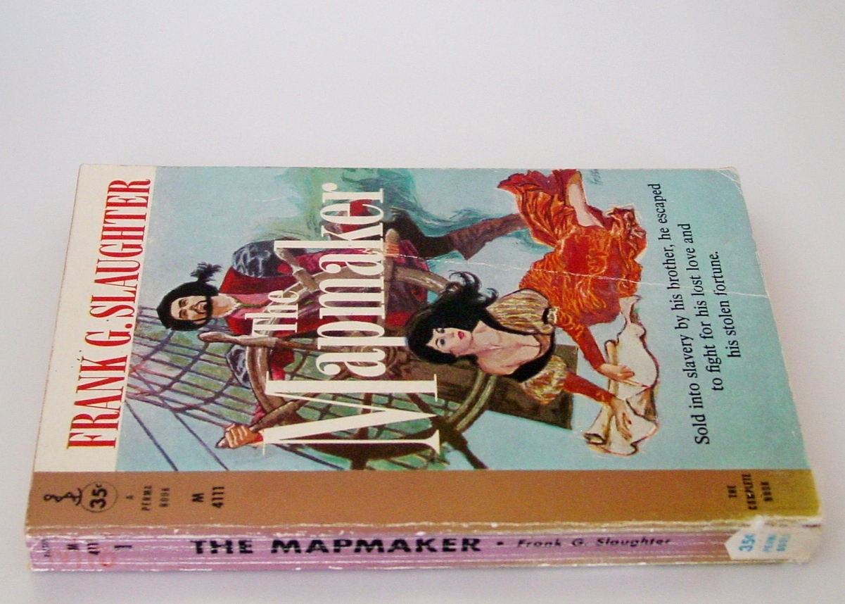 1960 Frank Slaughter-Kossin THE MAPMAKER Permabook Historical Vintage ...