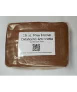 15 oz. Raw Native Oklahoma Terracotta Clay By Red Earth Seeds  - £11.70 GBP