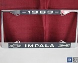 1963 Chevy Impala GM Licensed Front Rear License Plate Holder Retainer F... - $1,979.99