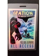 IRATION / NATTY VIBES - ORIGINAL 2014 WINTER TOUR LAMINATE BACKSTAGE PASS - $2,348.94 MXN