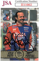 Kyle Petty signed NASCAR 1995 Press Pass Racing On Card Auto #34- JSA #I... - £19.71 GBP