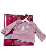 Soft as Snow American Girl 18&quot; Doll Clothing Pink Snow Pretty Top - $525.66 MXN