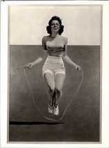 1940s Bireley&#39;s Soda Sexy Model Jumping Rope Gene Lester Photo NS13 - £15.59 GBP
