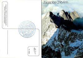 Germany Bavaria Waxenstein Mountain Zugspitze Seilbahn Cable Car VTG Postcard - £7.51 GBP